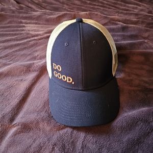 Cotopaxi baseball hat blue adjustable DO Good printed on cap